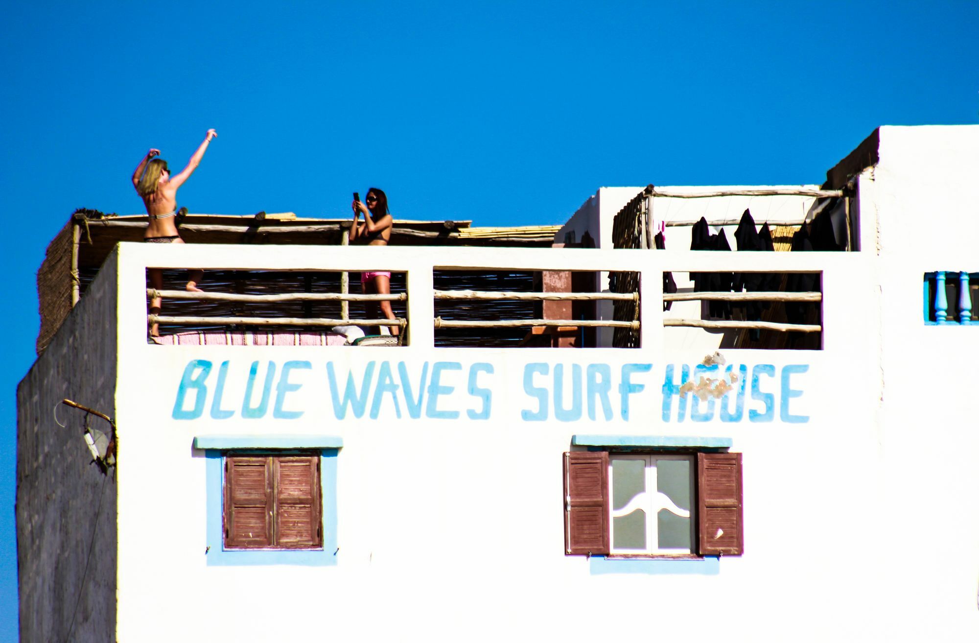 Готель Blue Waves Surf House Агадір Екстер'єр фото